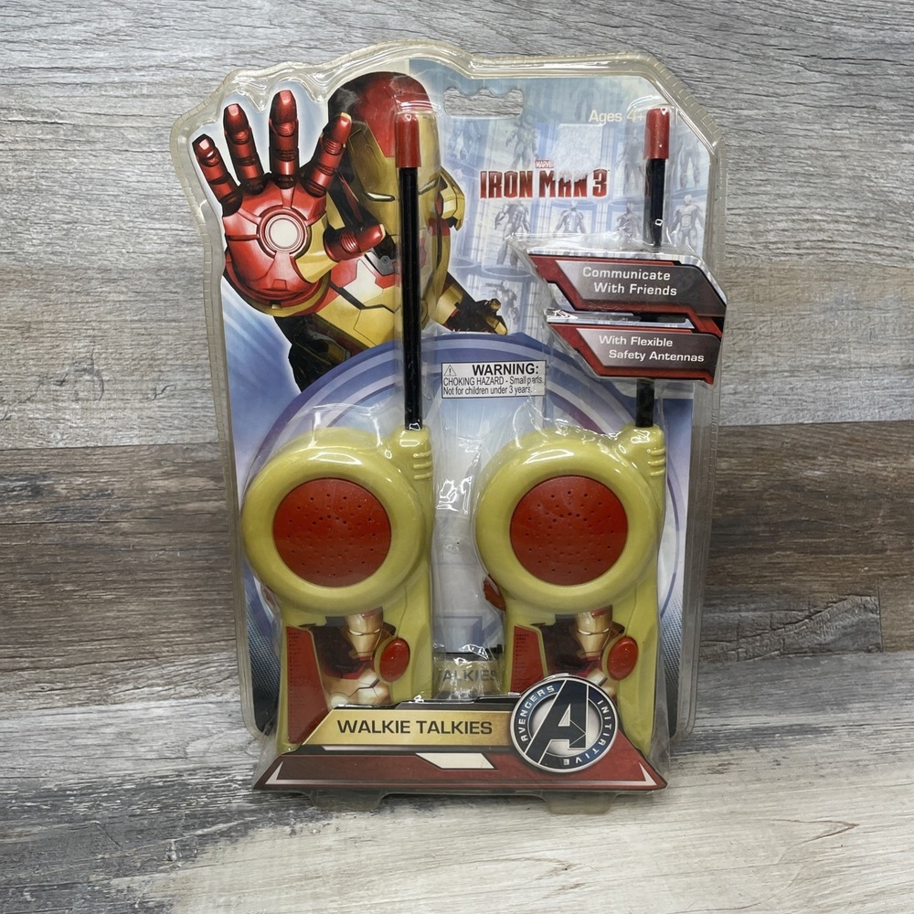 Marvel Avengers Iron Man 3  Walkie Talkie Set Kids Super Hero Toys New 2013